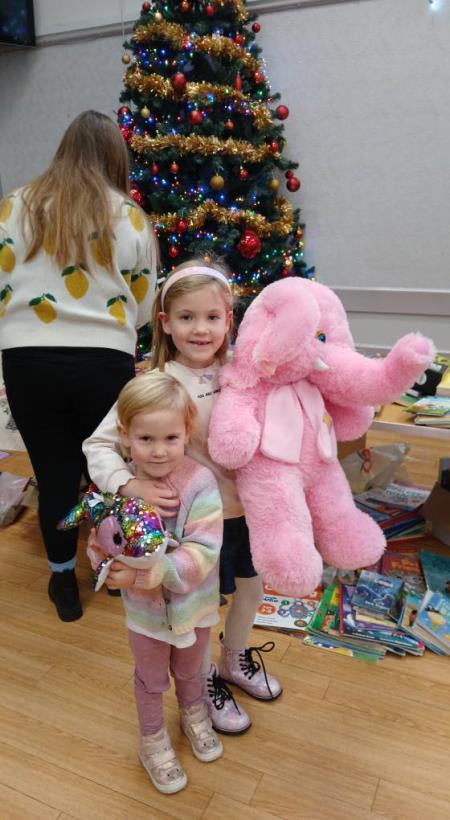 a big pink elephant cuddly was the best gift ever